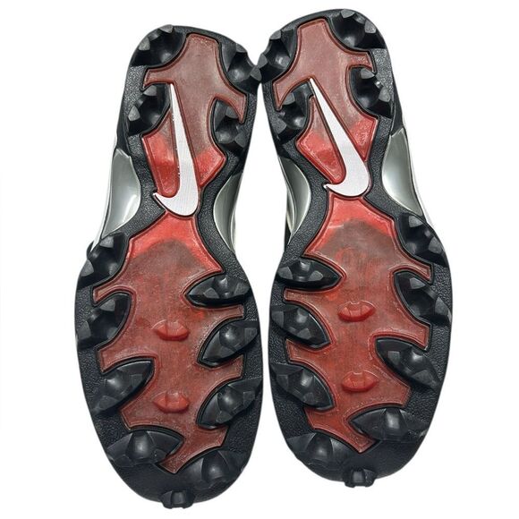 New 2002 Vintage Nike Zoom Air TD Football Cleats Black and White ZM Deadstock - Picture 10 of 13